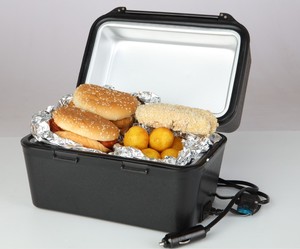 12volt heated large portable stove aluminum alloy for car use camping portable lunch box stove