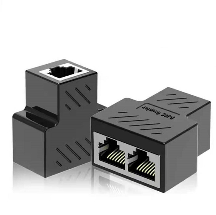 Splitter Ethernet RJ45 1 A 2 – Adattatore LAN Maschio-femmina Con Chip PCB – Cavo CAT7, Contatti Dorati - 5