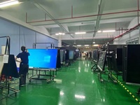 Pantalla Táctil Interactiva de 75 Pulgadas para Educación, Panel Plano LED 4K con OPS, Dispositivo de Transmisión Inalámbrica Android Windows, Pizarra Inteligente