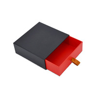 Gros Gratuite Papier Carton Boîtes Logo Personnalisé De Luxe Jewel Glisser Ouvert Cadeau Tiroir Boîte