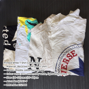 Cotone Tshirt stracci per officina alla rinfusa di cotone panno per pulizia assorbente industriale stracci - Product Image 2