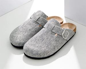 Zapatos de fieltro para hombre y mujer, mocasines sin cordones de alta calidad para interior y exterior, cómodos para el pie de corcho en la cama - Product Image 4