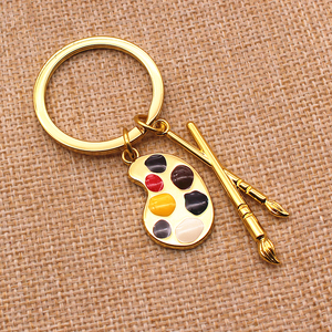 Llavero Abridor de Botellas de Aleación de Zinc con Diseño de Estilista de Dibujos Animados Vintage, Diseño UV de Moda, Forma Irregular, Regalo Promocional para el Regreso a Clases - Product Image 2