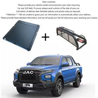 Factory Direct HD Roller Tonneau Cover Roll Bar Combo for F150 F250 D-Max Gladiator 4x4 Anti-Theft Easy Install for Tacoma Pao