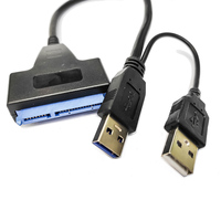 Cable USB3.0 Easy Drive a Cable SATA Compatible con Disco Duro SSD SATA de 2.5 Pulgadas de hasta 4TB, 12 Meses de Garantía