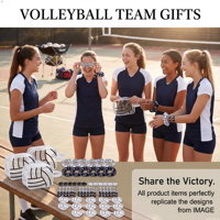 Kit de 60 cadeaux de volley-ball pour équipe, ensemble de cadeaux en gros pour les fans de volley-ball, cadeaux pour les femmes joueuses, les amateurs de sport, décorations de fête