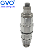 Vanne de sécurité GVO 52111228-9802, vanne de décharge principale, vanne de décharge de pression, vanne de commande hydraulique, pièces d'excavateur SY305 SY485