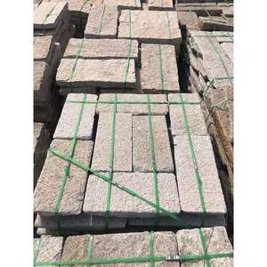 Pavés en granit gris antique de Chine, récupérés, pour jardin, patio rustique - Product Image 6