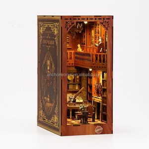 Kit <span class=keywords><strong>de</strong></span> construction <span class=keywords><strong>de</strong></span> livre en 3D personnalisé OEM, puzzle tridimensionnel, support <span class=keywords><strong>de</strong></span> livre, assemblage manuel, design créatif, ensembles inclus, à partir <span class=keywords><strong>de</strong></span> 4 ans - Product Image 4