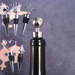 Bouchon de bouteille réutilisable de vin de <span class=keywords><strong>champagne</strong></span> en acier inoxydable de qualité alimentaire avec joint en silicone pour château de grottes d'Espagne - Product Image 1