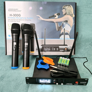 ชุดไมโครโฟนไร้สาย SH 300G แบบคู่ สำหรับคาราโอเกะ บาร์ การแสดงสด - Product Image 2