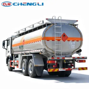 รถบรรทุกน้ำมันเชื้อเพลิง Sinotruk HOWO Tx 6X4 350 แรงม้า ยูโร 2 รถบรรทุกถังน้ำมัน Adr ขนาด 20000 ลิตร 20 ลูกบาศก์เมตร สำหรับส่งน้ำมันดีเซล - Product Image 5