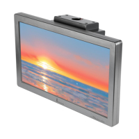 Pantalla de Techo con Función AV, Monitor LCD de 18.5 Pulgadas para Auto, Montaje en el Techo