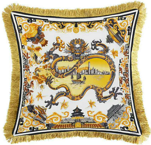 Light and Luxurious Tassel Flower <strong>Decorative</strong> <strong>Pillow</strong> - Product Image 4