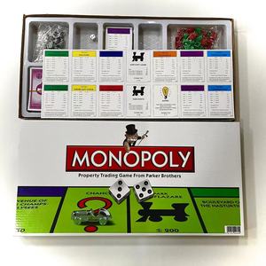 Jeux de société monopoli en plastique, petite maison et miniatures, vente en gros - Product Image 4