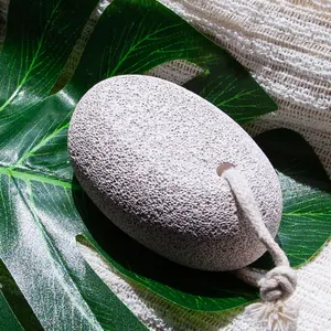 Rimozione pelle morta del piede esfoliante pelle dura per il piede Scrubber rimozione calli bianco ovale spesso Pedicure pietra pomice per i piedi - Product Image 1