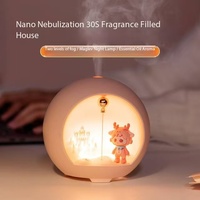 Diffuseur d'arômes d'ambiance, humidificateur, anti-fuite d'eau, aromathérapie, nébuliseur ultrasonique, diffuseur portable pour la maison