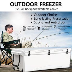 Hộp làm mát bằng máy nén cách nhiệt hiện đại 240QT, chống thấm nước, chắc chắn, dùng cho câu cá ngoài trời và bảo quản thực phẩm - Product Image 6