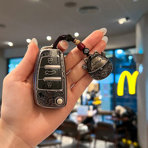 Funda Protectora de TPU Suave de Alta Calidad para Llaves de Auto, Resistente a Arañazos, Ligera, para <span class=keywords><strong>Audi</strong></span> - Product Image 2