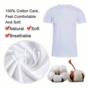 Design 100% Cotton 200gsm Classic Vintage Customized Logo Low MOQ Blank Crewneck Unisex <b>Shirt</b> Summer Breathable Soft T-<b>shirt</b> - Product Image 4