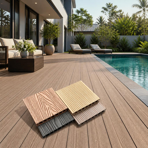Tarima de PVC Cuadrada con Relieve 3D para Exteriores, Resistente al Agua, Antideslizante, Duradera, Ecológica, con Garantía de por Vida - Product Image 3