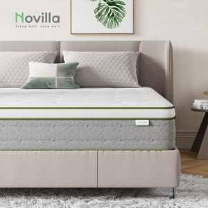 Matress Designs Luxury Bedroom Furniture Set German twin xl size 12" rebound Hybrid Foam Pocket Spring Mattress