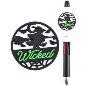 Bolígrafo con etiqueta personalizada, cuentas focales ACTU a la venta para el día de San Valentín, Navidad mexicana, Año Nuevo, cuentas focales de fútbol, Messi de silicona - Product Image 1