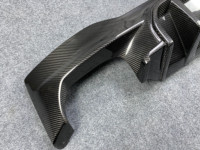 Diffuseur de pare-chocs arrière en fibre de carbone sèche style 3D avec LED pour BMW Série 5 G30 F90 M5 2017-2023, pièces de tuning aérodynamique extérieur pour voiture