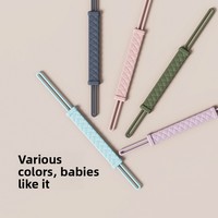 Nouvelle Chaîne de Sucette en Silicone Tricoté Anti-Perte pour Bébé, Qualité Alimentaire, Vente en Gros Usine Chine, Idéale pour la Dentition