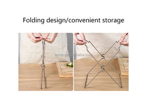 Sacchetto della spazzatura da cucina in <span class=keywords><strong>metallo</strong></span> in acciaio inossidabile con meccanismo di bloccaggio - Product Image 5