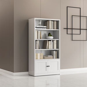 <span class=keywords><strong>Bibliothèque</strong></span> murale porte-livres 4 étagères de <span class=keywords><strong>rangement</strong></span> ouvertes à 5 couches avec petite armoire une <span class=keywords><strong>bibliothèque</strong></span> pour la <span class=keywords><strong>bibliothèque</strong></span> - Product Image 2