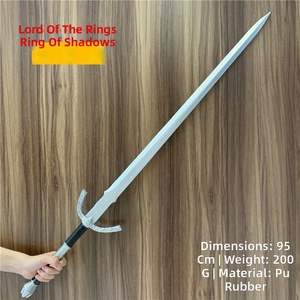 Épée de cosplay <span class=keywords><strong>en</strong></span> mousse PU haute densité (37,4 po) – Souple, durable, légère, sûre – Accessoire de scène – Service OEM personnalisé - Product Image 3