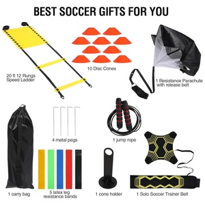 Escalera de Agilidad, Cuerda para Saltar, Discos, Conos, Paracaídas, Bandas de Resistencia, Accesorios de Entrenamiento de Fútbol con Bolsa de Almacenamiento - Product Image 6