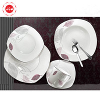 Königliches Bone China Keramik-Porzellan Geschirrset Chinesisches Tafelgeschirr