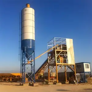 operating room with air conditioner mini ready mix concrete plant in Qatar