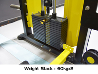 Cable de ejercicio corporal multigimnasio, equipo de estante de energía multifunción para gimnasio, máquina de entrenamiento