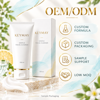 Pembersih Wajah Vitamin C Asam Hialuronat Ceramide Melembapkan Menenangkan Mencerahkan Label Pribadi OEM ODM Formula Kustom Pabrik