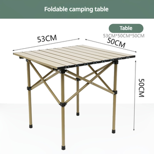 Bộ bàn xếp gọn di động hiện đại dùng cho cắm trại - Bao gồm bàn ghế gấp gọn dùng cho xưởng, nhà bếp - Product Image 4