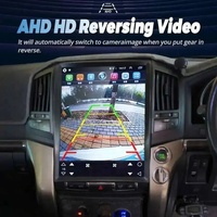 Lecteur vidéo de voiture Android pour Toyota Land Cruiser 200 LC200 2008-2015, radio GPS, navigation, écran vertical, autoradio