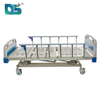Lits de soins infirmiers en gros d'usine de haute qualité soins médicaux utilisation des patients hôpital 2150*900*450-720mm lit manuel Portable à 3 fonctions