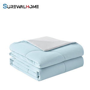 SUREWALHOME brezza estiva 2.5 Tog <span class=keywords><strong>piumino</strong></span> doppio <span class=keywords><strong>leggero</strong></span> <span class=keywords><strong>piumino</strong></span> estivo basso trapunta ideale per notti calde e traversine calde - Product Image 1
