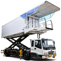 Camion de traiteur aéroportuaire à cabine basse pour l'aviation, véhicule de service alimentaire pour avions, camion de traiteur GSE pour aéroports - Prix de gros