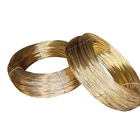 Fil de laiton jaune C26800 0,6 mm tréfilé à froid, excellente performance de placage pour la fabrication d'accessoires textiles et de fermetures éclair