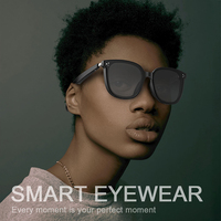 Lentes de Sol para Mujer en Tendencia 2025, Gafas de Sol Redondas, Lentes con Filtro de Luz Azul para Computadora, Lentes con Altavoces Bluetooth
