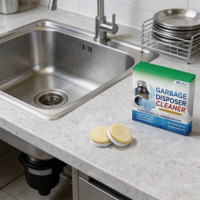 Tablettes nettoyantes pour broyeur de déchets, désodorisant pour évier, tablette effervescente moussante, éliminateur d'odeurs pour broyeur de déchets alimentaires