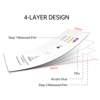 Protecteur d'écran en TPU Hydrogel transparent HD 120*180 personnalisé pour téléphone portable Film de protection pour machine de découpe laser