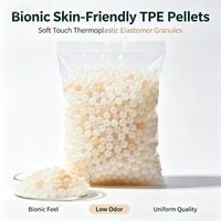 Granulés TPE Bioniques Hypoallergéniques de Qualité Alimentaire pour Moulage par Injection, Non Toxiques, Toucher Doux, Haute Flexibilité, Approvisionnement Direct Usine