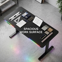Bureau de jeu AOR BX-2, bureau de jeu sur pied - Design moderne pour joueur