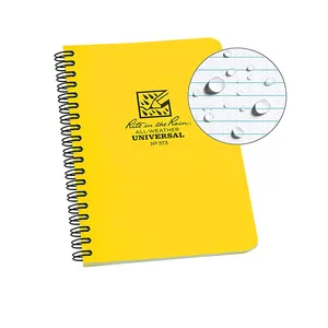 Wieder verwendbares wasserdichtes, mit Papier ausgekleidetes Planer journal Side-Spiral Notebook