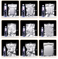 Sachet plat en aluminium scellé sur trois côtés, thermoscellable, en plastique composite PE pour le stockage alimentaire